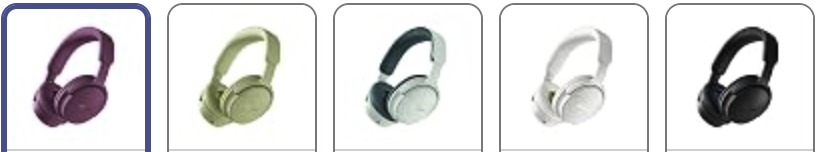 color selection on Amazon Website